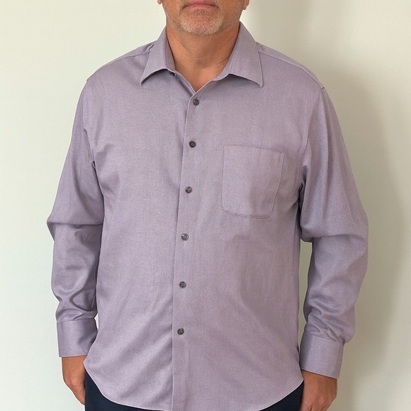 Geoffrey Beene Other - Geoffrey Beene Dress Shirt Wrinkle Free Long Sleeve Button Up‎ 16 1/2 34/35